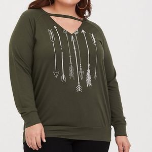 Torrid Lightweight Sweatshirt